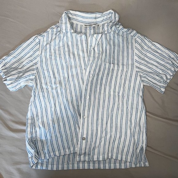 Abercrombie Matching Linen Blend Pajama Set - Picture 3 of 4